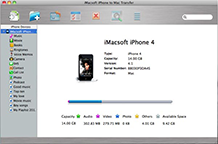 iPhone to mac transfer software vue d'écran